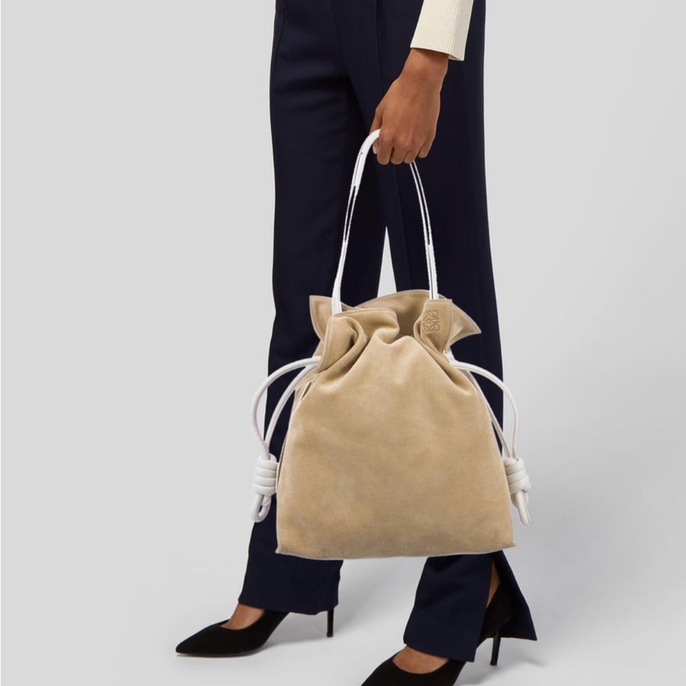 Loewe flamenco suede bag